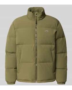 Lacoste Regular Fit Donsjack Met Opstaande Kraag En Geïntegreerde Capuchon - Groen