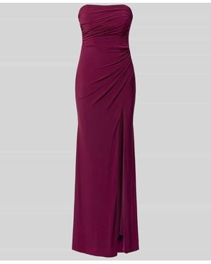 hey kyla Slim Fit Abendkleid in Maxilänge mit Gehschlitz - Lila