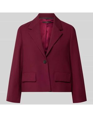 Windsor. Boxy Fit Blazer mit Pattentaschen - Rot