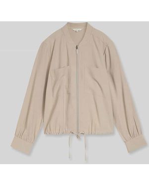 Tom Tailor Relaxed Fit Blouson mit Tunnelzug - Natur