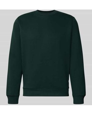 Jack & Jones Regular Fit Sweatshirt mit Baumwoll-Anteil Modell 'Bradley' - Grün