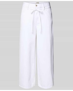 ONLY Regular Fit Culotte aus reiner Baumwolle Modell 'GIANNA' - Weiß