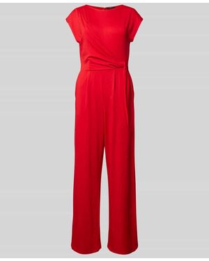 Zero Jumpsuit Mit Knotendetail - Rot