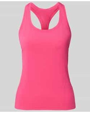 Fabletics Slim Fit Top Met Ronde Hals Model 'Feather' - Roze