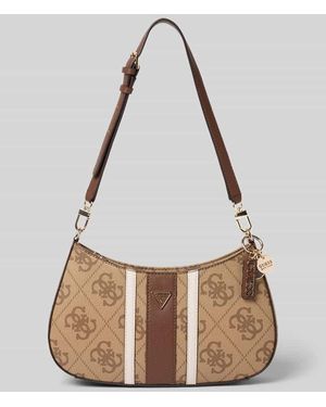 Guess Shoulder Bag in Leder-Optik Modell 'Noelle' - Natur