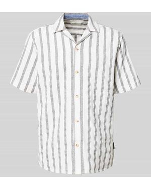 Tom Tailor Regular Fit Freizeithemd aus reiner Baumwolle - Weiß