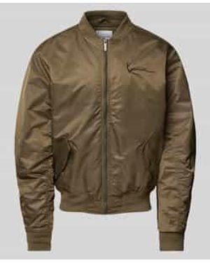 Karlkani Bomberjack Met Labelstitching - Groen
