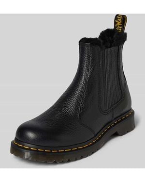 Dr. Martens Chelsea Boots aus echtem Leder Modell 'Leonore II' - Schwarz