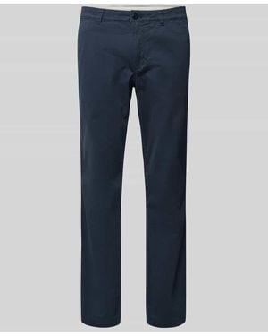 Calvin Klein Slim Fit Chino mit Eingrifftaschen - Blau