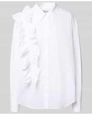 Essentiel Antwerp Relaxed Fit Overhemdblouse Van Puur Katoen, Model 'Ibody' - Wit
