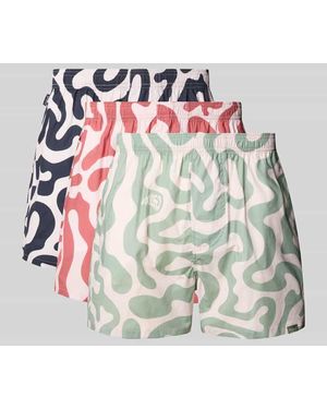 Pockies Boxershorts mit Label-Detail im 3er-Pack - Schwarz