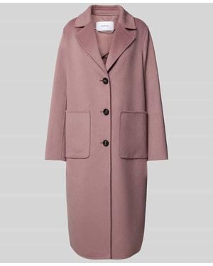Comma, Mantel mit Reverskragen - Pink