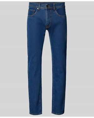 Pierre Cardin Regular Fit Jeans Mit 5-Pocket-Design Modell 'Lyon' - Blau