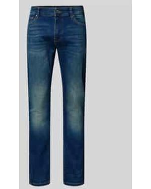 Only & Sons Slim Fit Jeans Van Katoenmix, Model 'Loom' - Blauw