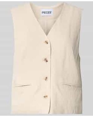 Pieces Gilets - Naturel