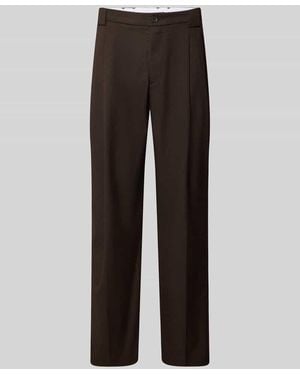 Mcneal Straight Fit Stoffhose aus elastischem Viskose-Mix - Mehrfarbig