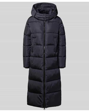 Save The Duck Regular Fit Steppmantel mit Eingrifftaschen Modell 'Colette' - Blau