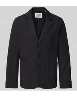 Scotch & Soda 3-Knoops Colbert Met Reverskraag - Blauw