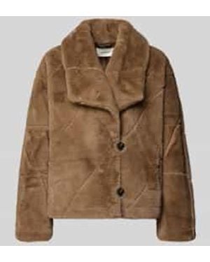 Ba&sh Teddy & Faux Fur Jassen - Bruin