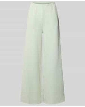 Vila Stoffen Broek Met Elastische Band - Groen