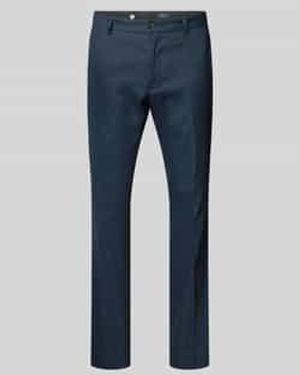 S.oliver Pantalon Regular Fit Van Linnenmix - Blauw