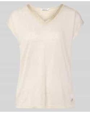 ZABAIONE T-Shirt Van Viscosemix Model 'Sa44Ylor' - Naturel