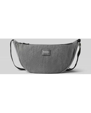 Studio Noos Umhängetasche aus reiner Baumwolle in Denim-Optik - Grau