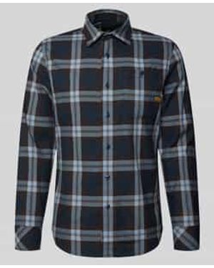 G-Star Slim Fit Vrijetijdsoverhemd Met Kentkraag, Model 'Bristum 2.0' - Blauw