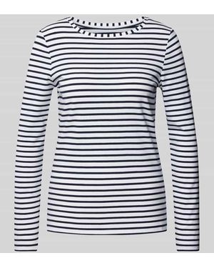 Ouí Longsleeve Mit U-Boot-Ausschnitt Modell 'Sumiko' - Grau