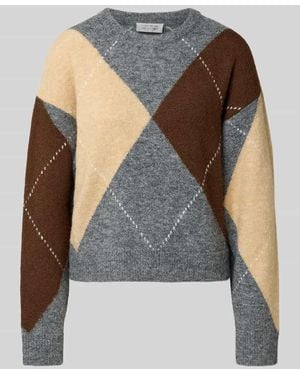 Guido Maria Kretschmer Regular Fit Pullover mit Woll-Anteil Modell 'Hedda' - Mehrfarbig