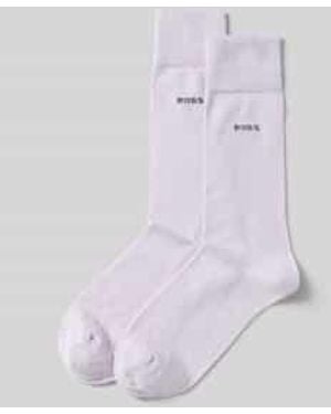 BOSS Sokken Van Katoenmix - Wit