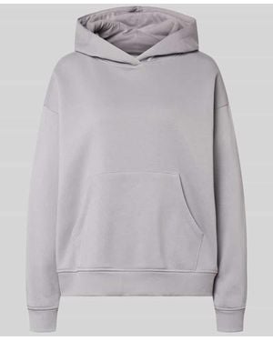 ONLY Relaxed Fit Hoodie mit Baumwoll-Anteil Modell 'ADELE' - Grau