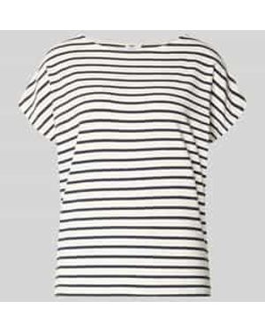 S.oliver Oversized T-Shirt Van Viscosemix - Grijs