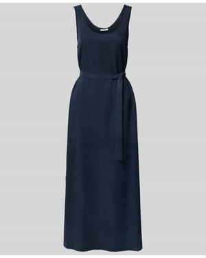 Marc O' Polo Maxikleid Mit Strukturmuster - Blau