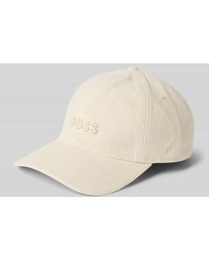 BOSS Basecap aus Cord Modell 'ZED' - Natur