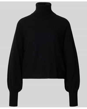Herzen's Regular Fit Pullover aus Woll-Mix mit Kaschmir-Anteil - Schwarz
