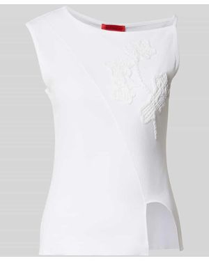MAX&Co. Regular Fit Top aus reiner Baumwolle Modell 'BAGAGLI' - Weiß