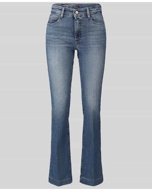 M·a·c Bootcut-Jeans aus Baumwoll-Mix Modell 'DREAM BOOT' - Blau