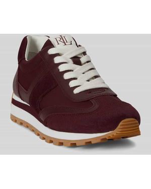 Ralph Lauren Sneaker aus echtem Rindsleder Modell 'DANI' - Braun