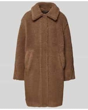 Opus Teddy & Faux Fur Jassen - Bruin