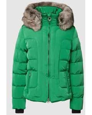 Wellensteyn Shaped Fit Gewatteerd Jack Met Imitatiebont, Model 'Astoria' - Groen