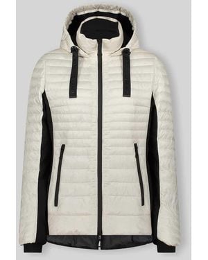 GIL BRET Slim Fit Steppjacke mit Zweiwege-Reißverschluss - Schwarz
