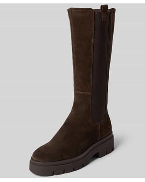 Tamaris Stiefel aus echtem Rindsleder - Braun