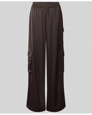 Gestuz Loose Fit Stoffhose mit elastischem Bund Modell 'darzi' - Braun