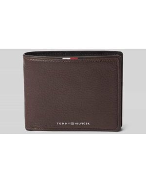 Tommy Hilfiger Portemonnaie aus Rindsleder - Braun
