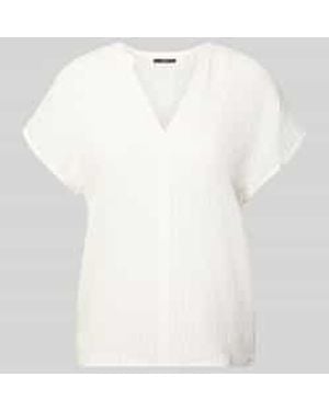Zero Blouses Korte Mouw - Wit