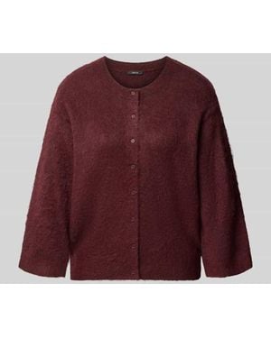 Opus Strickjacke aus Woll-Mohair-Mix Modell 'Disille' - Rot
