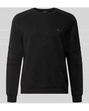 Antony Morato Sweatshirt mit Label-Patch Modell 'NEUTER' - Schwarz