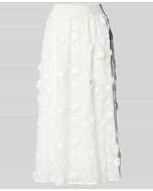 Joop! Midirok Met Elastische Band Met Label - Wit