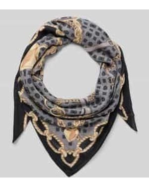 Guess Sjaal Van Zuiver Modal Met Logoprint - Grijs